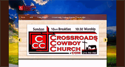 Desktop Screenshot of crossroadscowboychurch.com
